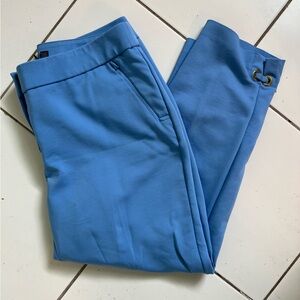 Rafaella Curvy Vibrant Blue Ankle Office Career Pants Size 6 Career Office Work